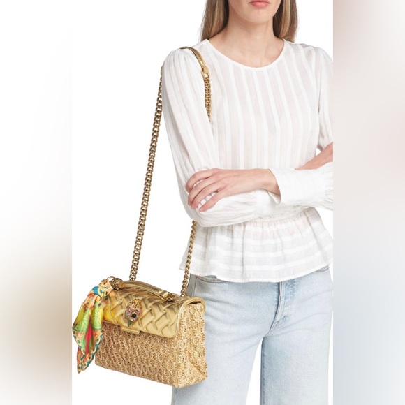 Kurt Geiger Raffia Handbag - Picture 4 of 12